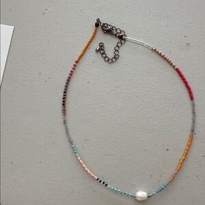 Handmade Choker w Pearl